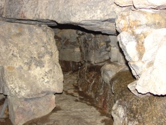 America's Stonehenge Oracle Chamber Interior