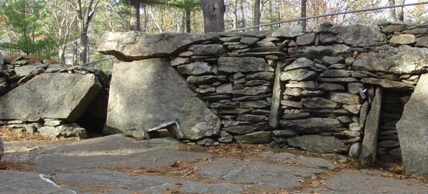 America's Stonehenge East-West Chamber Photograph