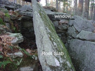 America's Stonehenge Collapsed Chamber Interior