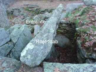 America's Stonehenge Collapsed Chamber Interior