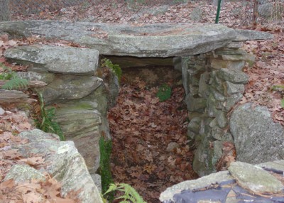 America's Stonehenge Sunken Ceremonial Unit Walk-In Chamber #2