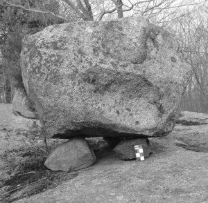 Native American Pedestal Boulder Dogtown Gloucester MA