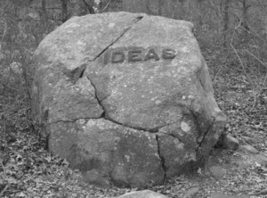 Roger Babson Carved Saying Dogtown Gloucester MA