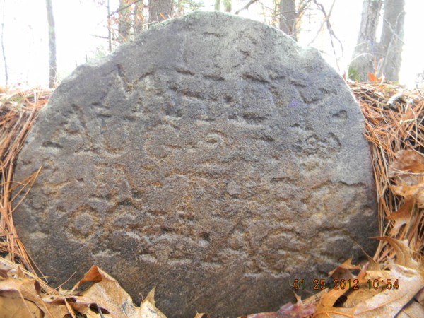 Gravestone Mary Hall Died 1798 West Greenwich RI WG23