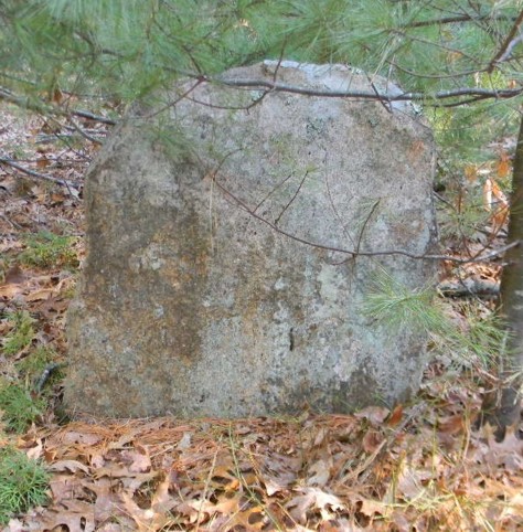 Field Stone Gravestone West Greenwich RI