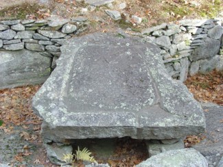 Grooved Stone Mystery Hill America's Stonehenge