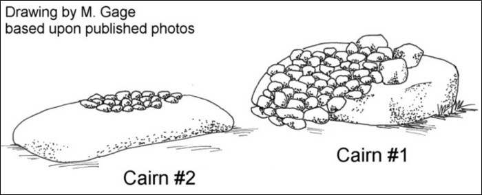 Gungywamp - Two "On Stone" Cairns