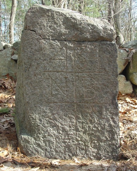 Milestone 34 (Reproduction) New Bury MA