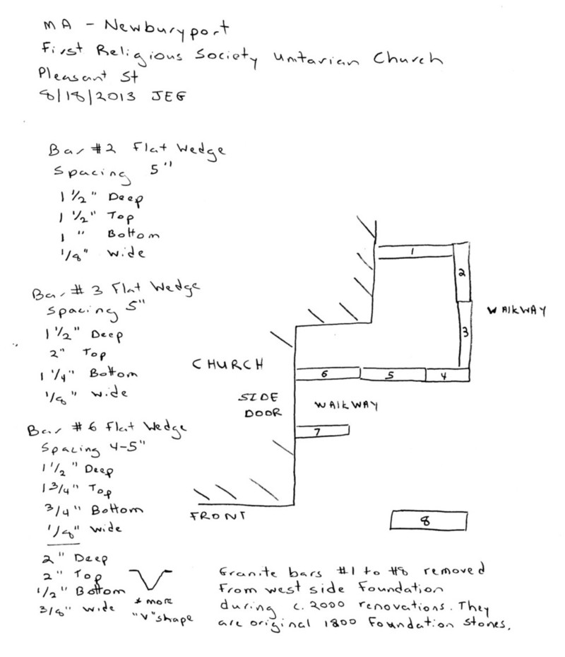 MA-Newburyport-Unitarian Church-Field Notes 8-18-2013 Page 1