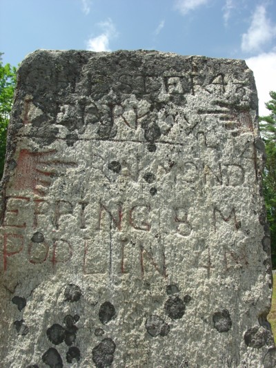 Chester NH Milestone Guidepost