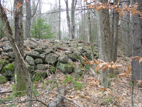 Northwood State Park NH Native American Stone Cairn