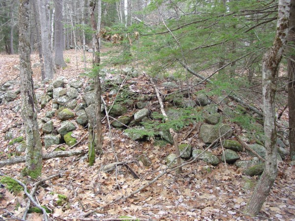 Northwood State Park NH Native American Stone Cairn