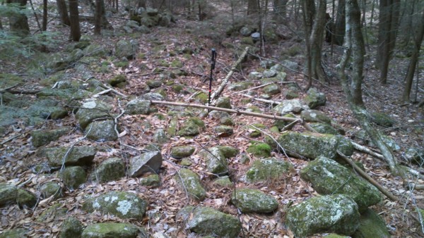 Northwood State Park NH unidentified stone structure