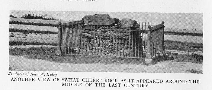 Perched Boulder on rectangular stone pillar