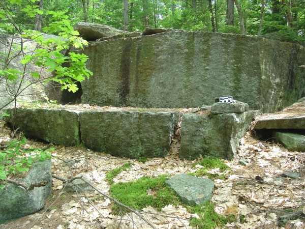 Quarried Granite Ledge Milton NH