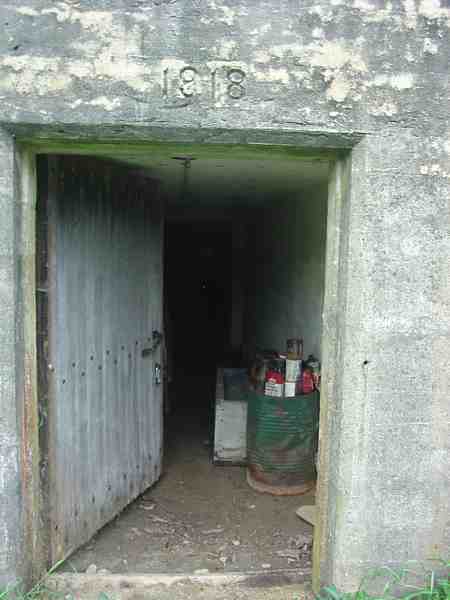 1918 Concrete Root Cellar Entrance - Maudslay State Park, Newburyport MA