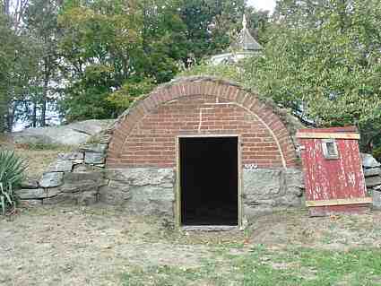 1843 Brick Arched Root Cellar Entrance New London CT