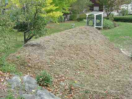 1843 Brick Arched Root Cellar Exterior New London CT