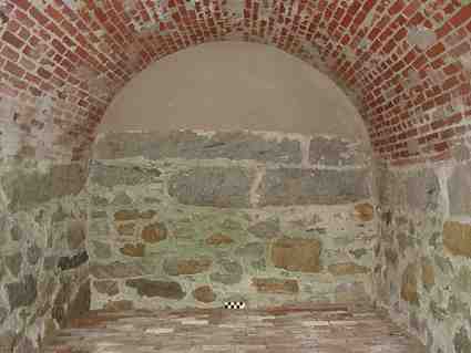 1843 Brick Arched Root Cellar Interior New London CT