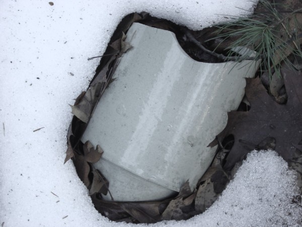 Stoneware Jug at a Native American Stone Structure Site