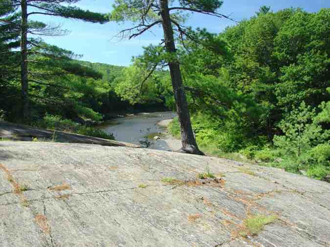 Inscription Rock, Sandy River, Strong Maine