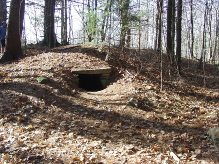 Thompson CT Corbelled Stone Chamber - Overall View