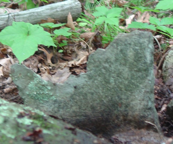 America's Stonehenge Standing Stone with U-Notch