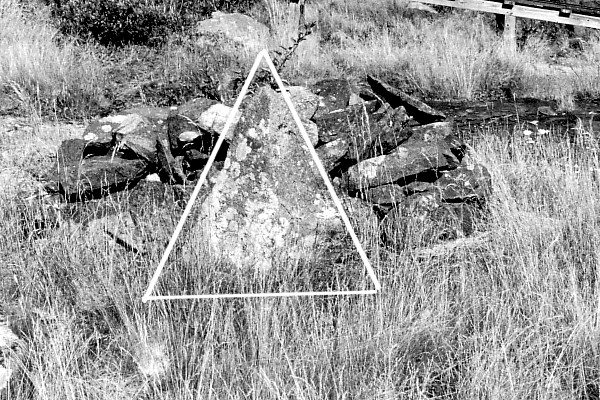 Manana Island Triangular Standing Stone & Cairn