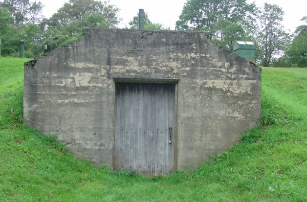 1918 Concrete Root Cellar Entrance  Newburyport MA